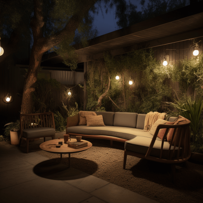 Mid century modern deck furniture