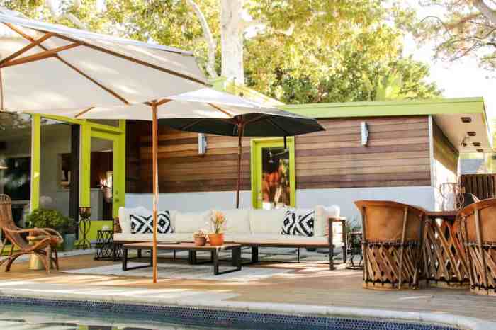 Mid century modern deck furniture