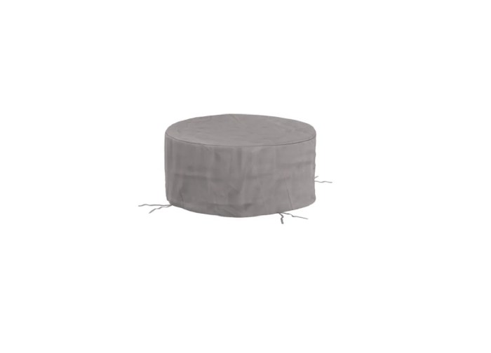 Round outdoor coffee table cover