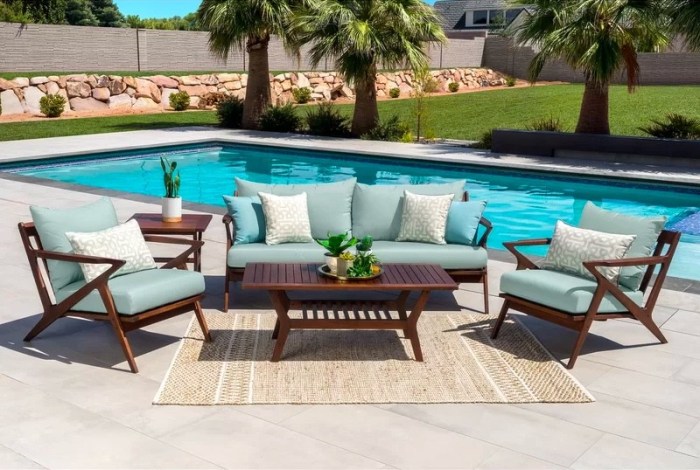 Mid century modern deck furniture