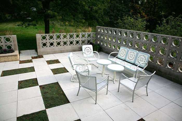 Mid century modern patio furniture