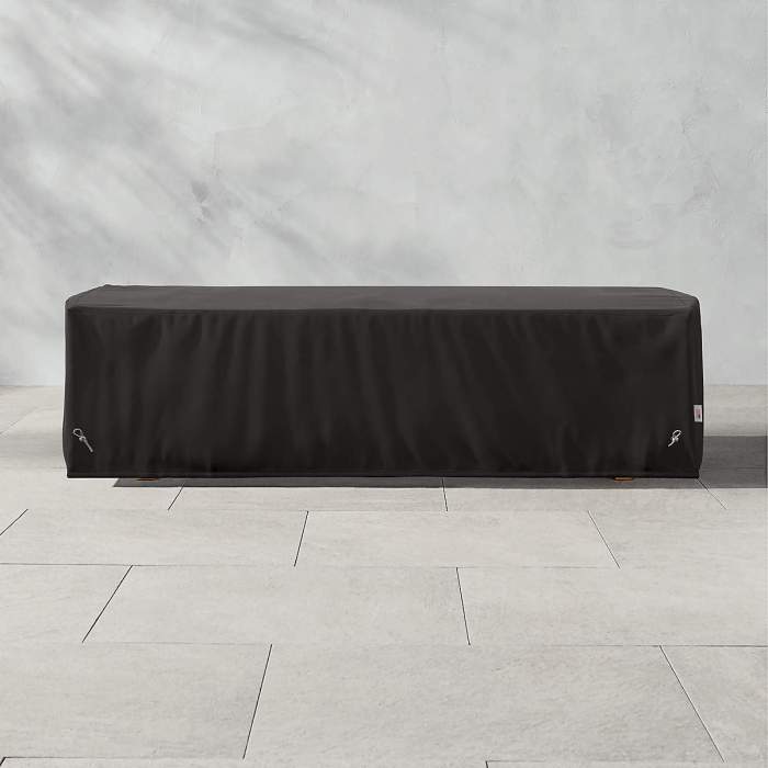 Round outdoor coffee table cover