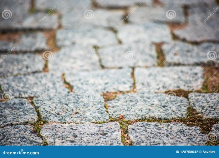 Stones grass paving lay laying